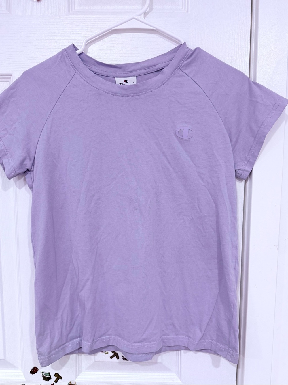 Champion Pastel Lavender Crewneck Short Sleeve Tee